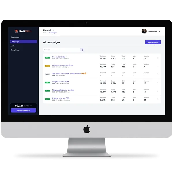Maildrill - Email Marketing Saas